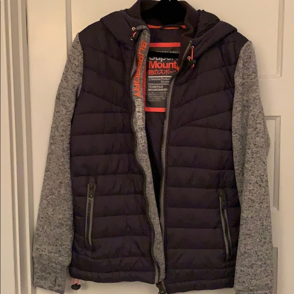 Superdry Mountain storm hybrid zip hoodie